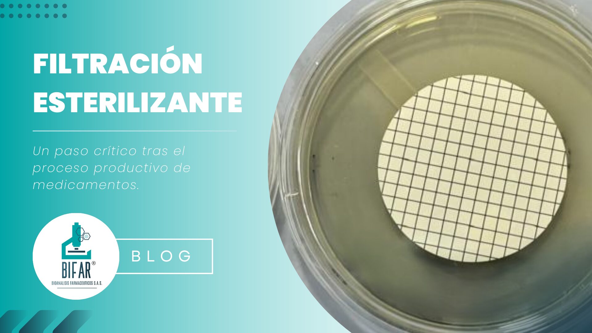 FILTRACIÓN ESTERILIZANTE